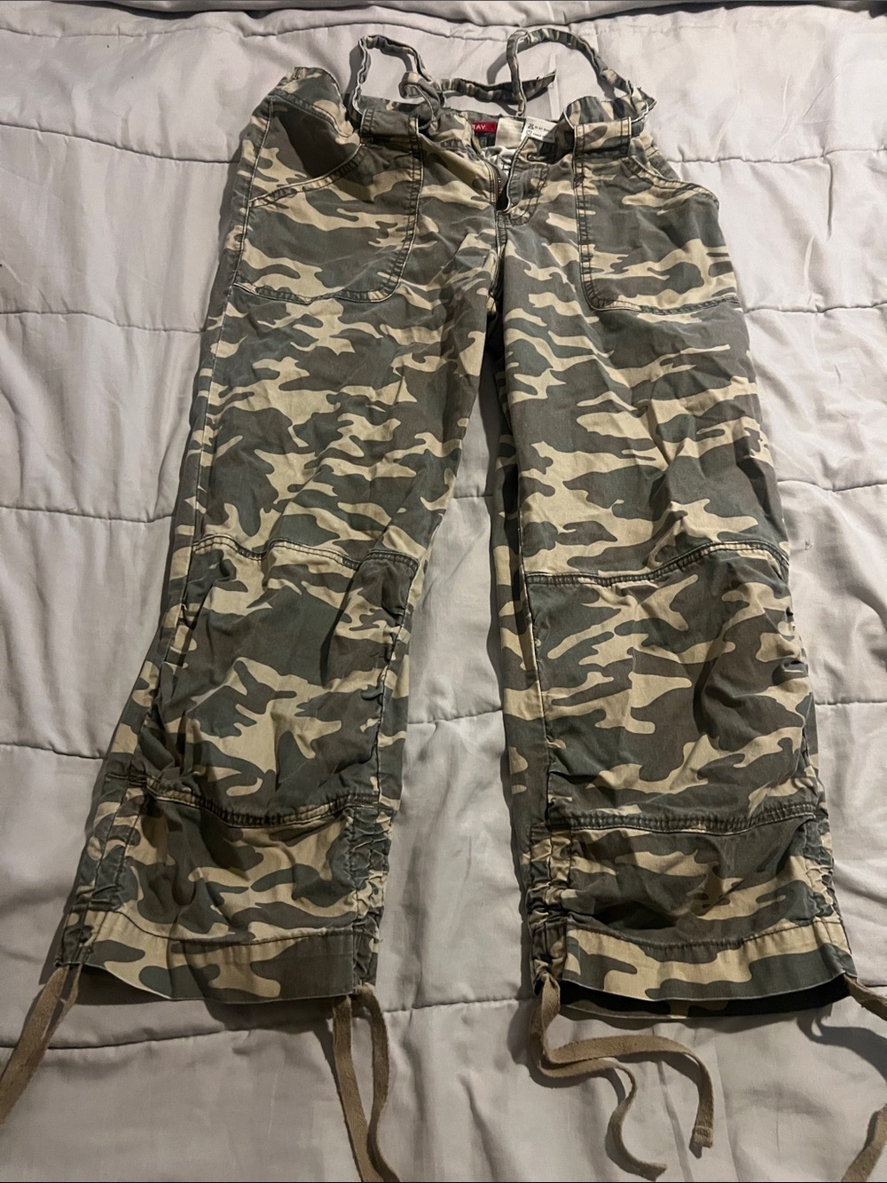 UNIONBAY Olive and Khaki Camo Utility Cargo Pants